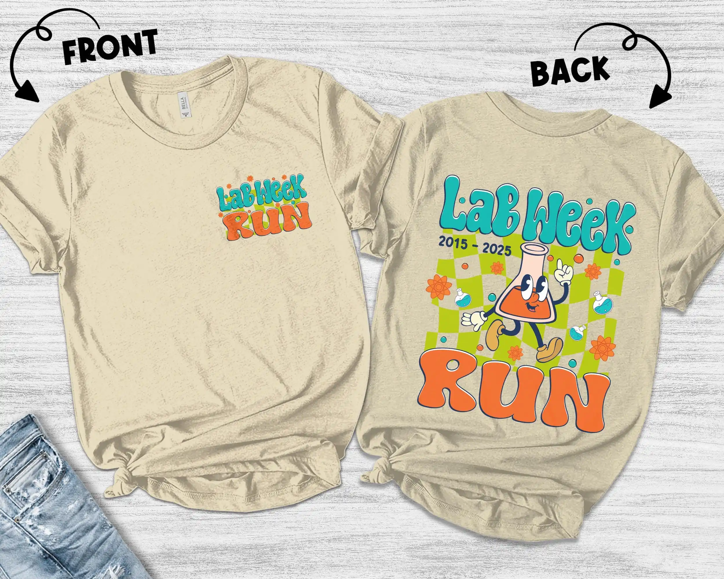 Medical Lab Assistant - Camiseta Retro Lab Week 2025: 10ª