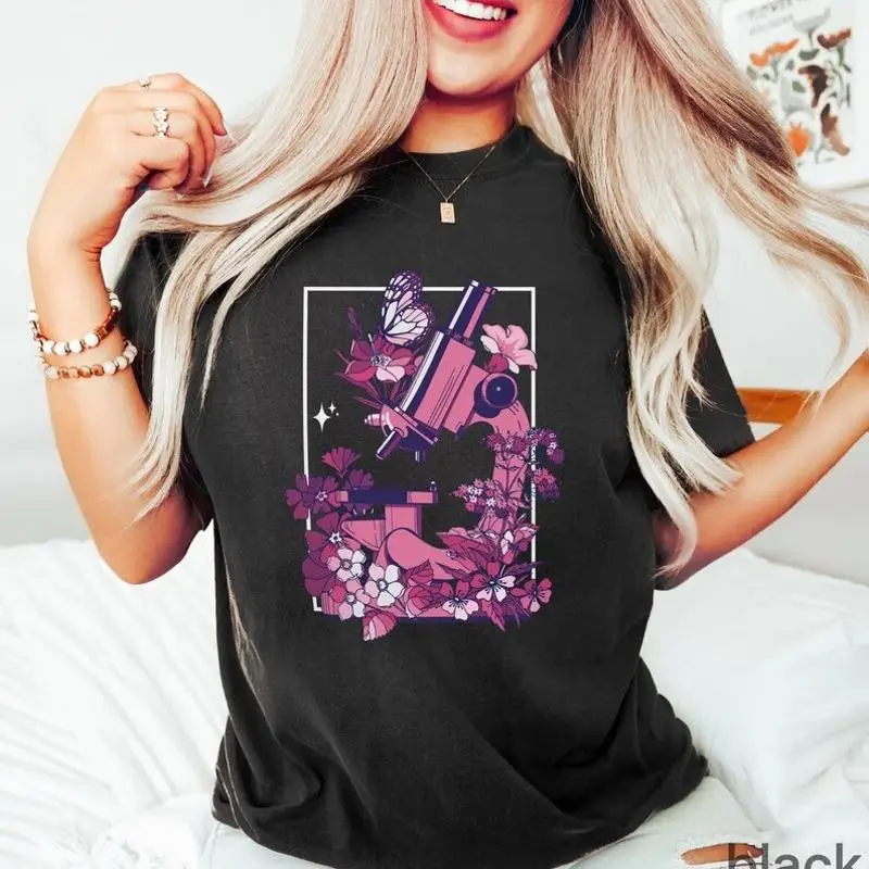 Medical Lab And Science - Camiseta de microbiologia, laboratório médico, ciência,