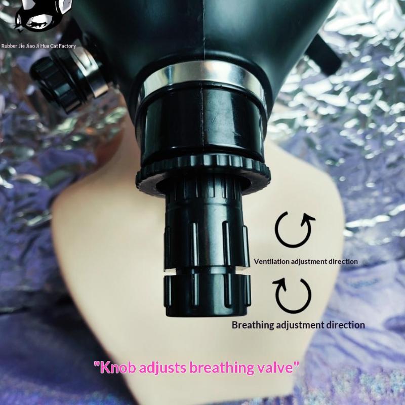 Oxygen Mask Non-Rebreather - Válvula de Ajuste para Máscara Preta: