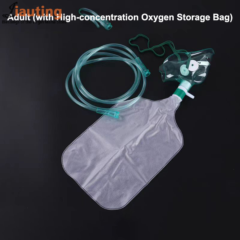 Oxygen Mask Non-Rebreather - 1 pçs adulto/criança máscara facial de