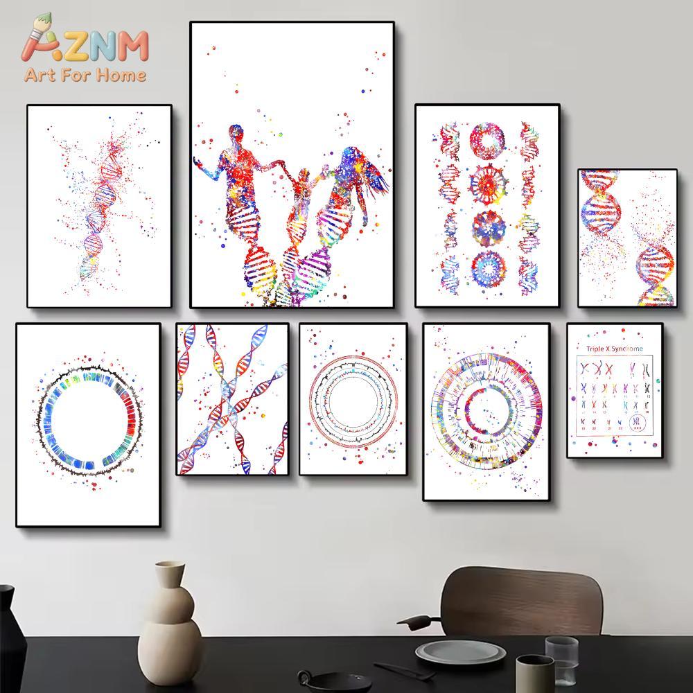 AZNM Pôster de Parede Colorido - Medical Lab And Science avaliação e preço