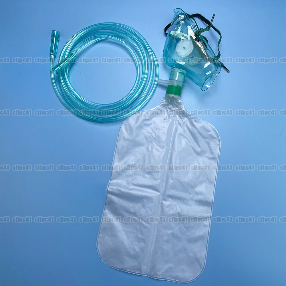 Máscara Facial de Oxigênio de  - Oxygen Mask Non-Rebreather avaliação e preço
