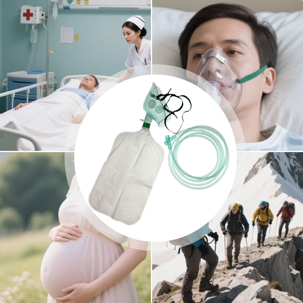 Máscara Facial Descartável par - Oxygen Mask Non-Rebreather avaliação e preço